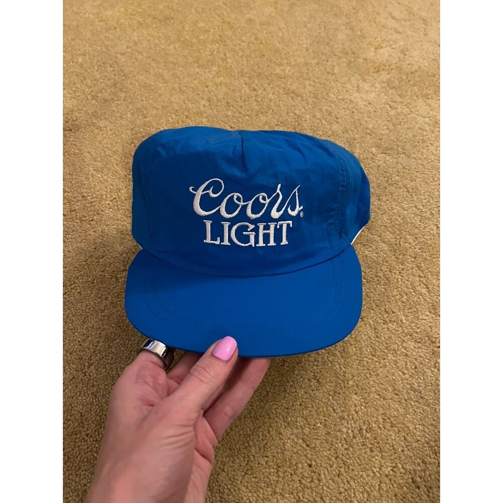 Vintage Coors Light Nylon Snapback Hat